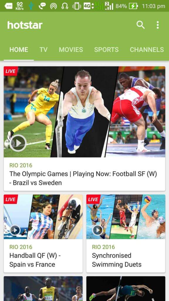 Rio Olympics Android apps