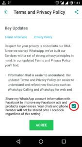 Stop WhatsApp Phone Number Sharing With Facebook