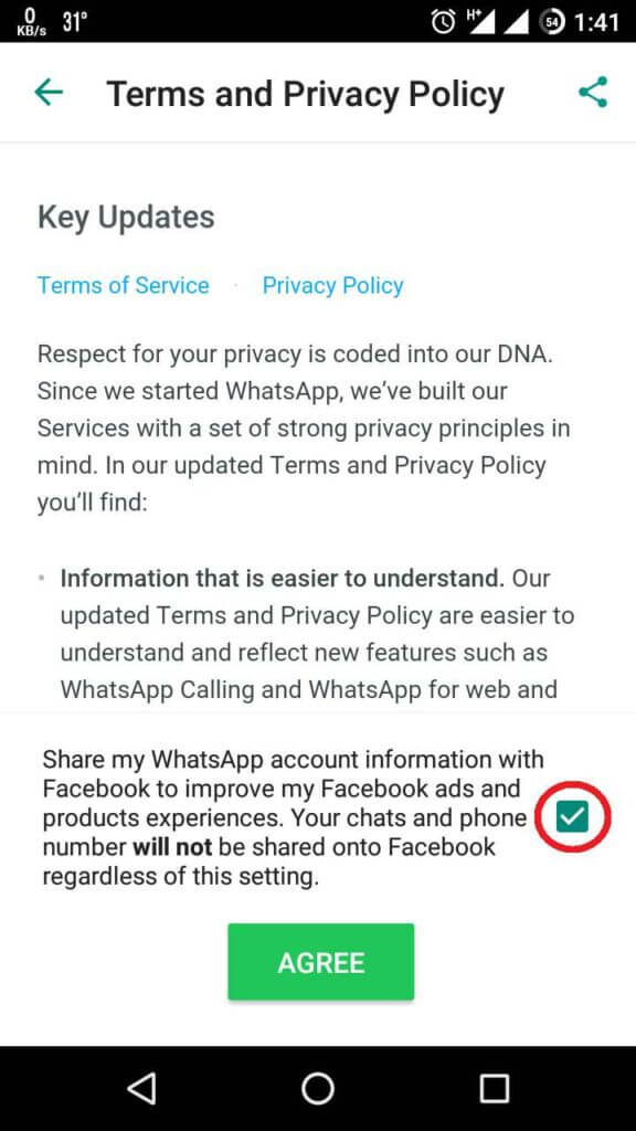 Stop WhatsApp Phone Number Sharing With Facebook