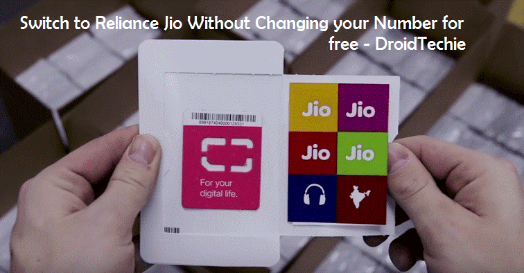 Reliance Jio Started Mobile Number Portability