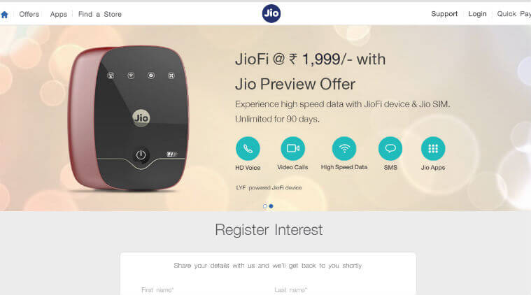 Configure Reliance JioFi Hotspot