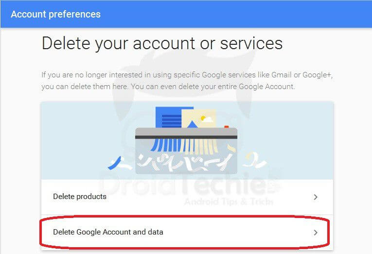 Permanently Delete Gmail Account