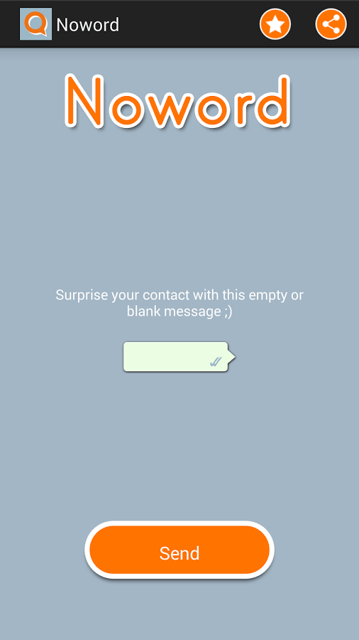 Send Blank Empty Message