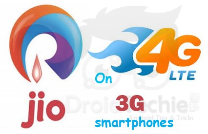 Use Reliance Jio 4G SIM in 3G Phones
