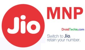 Reliance Jio Started Mobile Number Portability