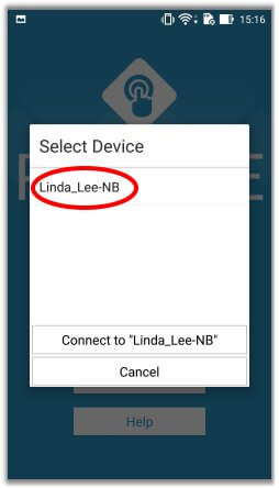 Operate Laptop Via Remote Link Zenfone