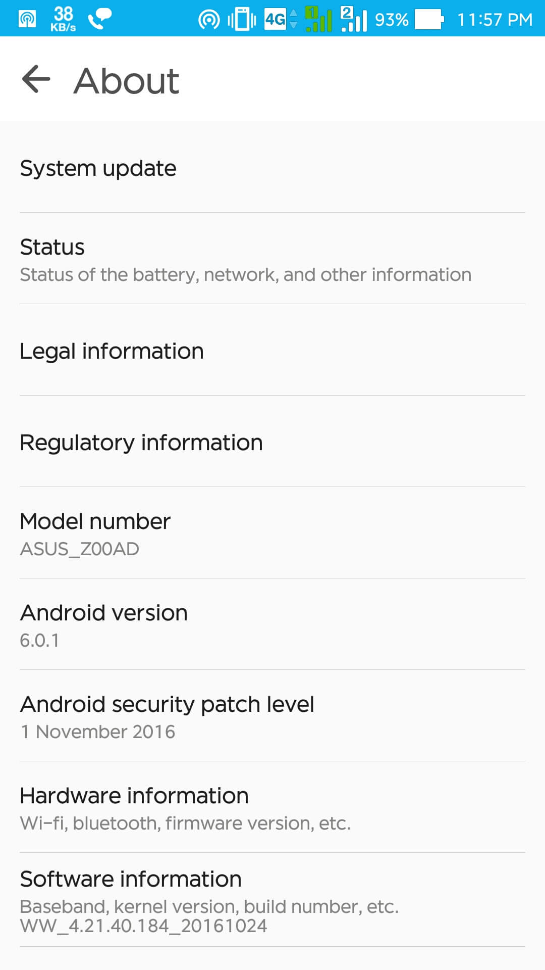 Asus Zenfone 2 Official Android 6 Full Firmware Version WW-4.21.40.184 (MM)