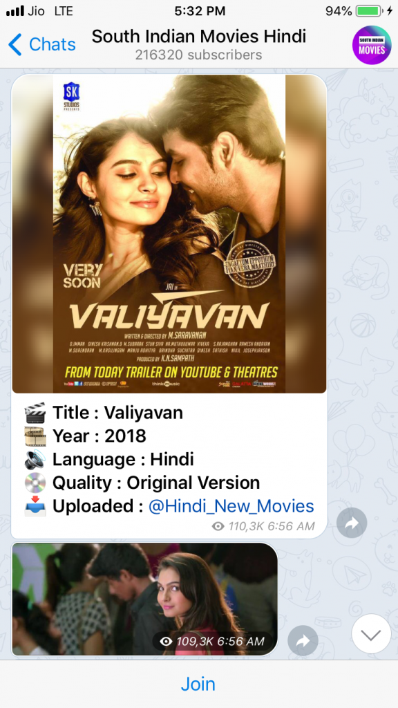 How to join popular web series South Indian Telegram groups.